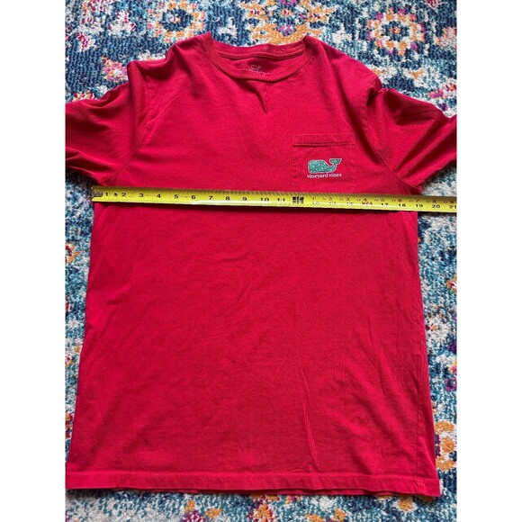 Vineyard Vines Red Bow Anchor Christmas Holiday T-Shirt Kids Size‎ XL - Picture 5 of 7